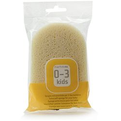 Martini SPA - Kids - Extra soft polyurethane baby sponge, beige, 14 x 8.5 x 3.5 cm, 29 g, 1 unit - Made in Italy