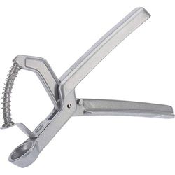 Westmark Dénoyauteur à Olives, Outil à main Pratique avec Ressort, longueur : 16,7 cm, Aluminium/revêtu, Olivus, 40402270