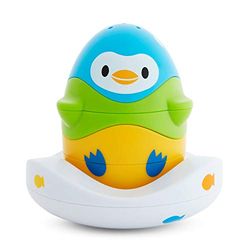 Munchkin Juguete de baño Stack N' Match, azul, verde y amarillo