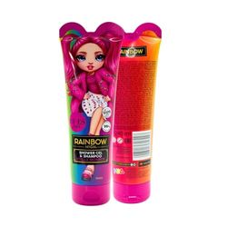 Rainbow High Stella 2-in-1 Shower Gel & Shampoo for Kids & Adults - Vegan, 98% Natural, Hydrating & Gentle Body Wash & Hair Cleanser with Aloe & Chamomile, Soft & Nourished Skin, Mild Scent – 240ml