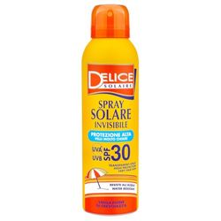 Delice Solaire | Spray Solare Invisibile Trasparente SPF30 150 ml, Protezione Alta per una Pelle Protetta