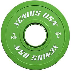 Xenios USA - XSSTCFRPL1 - Disque Fractional avec anneau Friction en caoutchouc vert - 1 Kg.