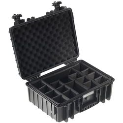 B&W Type 5000 Briefcase/classic case preto - caixa (Briefcase/classic case, espuma, preto, 23 l, 468 mm, 365 mm)