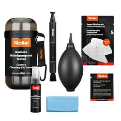 Kit de limpeza de câmara Travel, Rollei 7 em i kit de limpeza fotográfico para Sony Canon Nikon Kit limpeza DSLR com Lenspen/Air Blower/pano de limpeza, limpeza objetivos filtros sensores câmaras