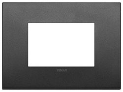 Vimar 19653.01 Plaque Classic, Graphite, 3 modules
