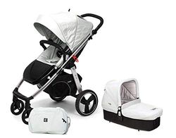 Casualplay Match 2 Loop - Barnvagn med aluminiumchassi + CasualplayCot, färg ice