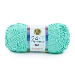 Lion Brand Yarn Yarn, Cotton, Fresh Mint, 1 Pack