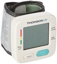 Cadeau Fête des Pères - THOMSON Tensiomètre poignet Cardio W6 - Très complet, fiable et précis - Conforme aux recommandations de la Haute Autorité de Santé - Pour 2 utilisateurs, 90 mesures chacun