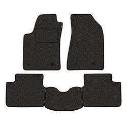 Juego de Alfombrillas Fabricado para Kia Picanto Desde el año 2017 en adelante en moqueta automotriz Made in Italy con Gris