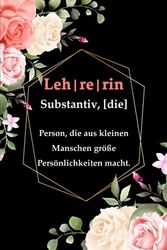 Geschenk für Lehrerin – Wunderschönes Notizbuch zum Schreiben: A5, 120 Seiten mit Punktraster, Softcover | Aus der Serie „Geschenke für Lehrer“.