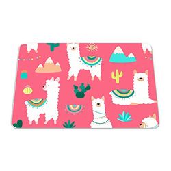 Bonamaison, Tapis de Souris Rectangle Imprimé Numériquement, Fond Antidérapant, pour Bureau et Maison, Taille: 22x18cm