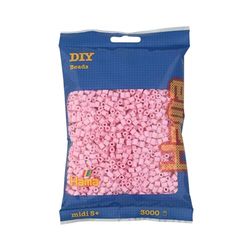 Hama- Perline misura media, 201-95, colore: Rosa