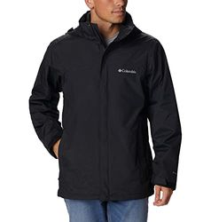 Columbia Uomo Giacca Invernale 3 In 1, Nero (Black), S