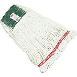 Rubbermaid kommersiell väv fot helhet våt mopp, medium, vit, FGA25206WH00