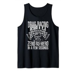 Da Drag Racing Zero a Hero American Muscle Drag Racing Canotta