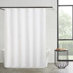 Juliette LaBlanc Rideau de Douche Liner, 100% Peva, Blanc, 72 in. X 72 en