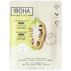 Iroha Nature - Anti-Aging Face Mask with Noni and Hyaluronic Acid