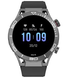 Abyx Fit Saturn 4 - Orologio da uomo con 1,52'' / 330mAh Batteria/Smartwatch Uomo con 120+ Modalità Sportive, 24/7 Monitor di Frequenza Cardiaca e Sonno, IP68 Impermeabile per Android iOS, Grigio