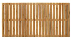 WENKO Caillebotis de bagnoire Bambou | Tapis de Bain | Caillebotis pour la Douche | Salle de Bain, Piscine, Sauna | avec Pieds antidérapants antiglisse| Sécurité| Bambou | 100x50x2,3cm | Bois