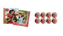 ALMACENESADAN -4744, Disney Elena van Avalor bestaande uit 8 papieren borden van 23 cm en 20 papieren servetten van 33 x 33 cm, ideaal voor feestjes en verjaardagen. (843551034744)