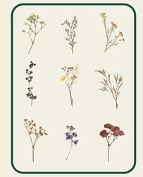 Composition Notebook Journal : Cute girl flowers | Floral | Vintage Aesthetic | College Ruled 7.5 X 9.25 | 120 Pages