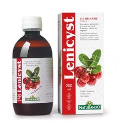 Naturando Lenicyst Complemento alimenticio para la Funcionalidad de Vías Urinarias con Arándano, Gayuba, Semilla de Pomelo, Vara de Oro - 200 ml