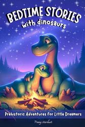 Bedtime stories with Dinosaurs: 50 prehistoric adventures on universal values for children aged 3 to 5 years