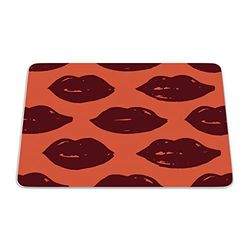 Bonamaison, Rectangle Pop Art Digital Printed Mouse Pad, Non-Slip Base, for Office and Home, Size: 22 x 18 cm
