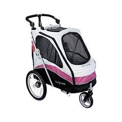 Pettio Kinderwagen Journey Grijs-Paars Honden Onder 30 kg