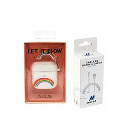 Pack étui Airpods Let it Flow + câble de données USB-Lightning