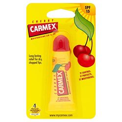 Carmex Moisturising Lip Balm, Cherry, SPF15, 10g