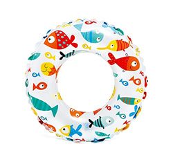 Intex-59242 Salvagente Fondo Marino, Multicolore, 61 cm, 59242