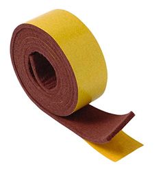 Brinox B62740M Deslizadores fieltro Felt Sliders, Brown, 25 mm x 1 m