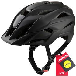 ALPINA Unisexe - Adultes, Stan MIPS Casque de vélo, Black Matt, 51-55 cm