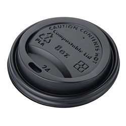 Fiesta Green Compostable - Coperchi per tazza da caffè, 225 ml, confezione da 50