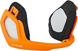 ABUS Scraper 3.0 WinterKit per il casco da bici - paraorecchie e copricasco contro freddo vento arancione, taglia L