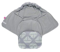 Couverture Softshell bébé pour nacelle, siège Auto, Maxi-COSI, Römer et Autres Marques, idéal pour Poussette, remorque de vélo, Poussette - Navires Menthe