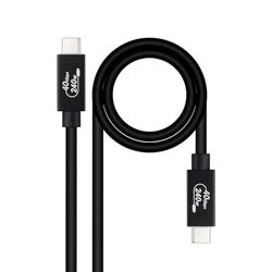 Velocraze Cavo USB - Cavo USB tipo C a tipo C, 1,8 m, 40 Gbps, 5 A, 240 W, nero, ideale per trasferimenti rapidi e ricarica efficiente.