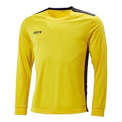 Mitre Charge Maillot de Football Mixte Adulte, Jaune/Noir, FR : L (Taille Fabricant : L)