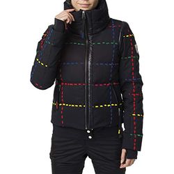 Rossignol Mooni Flock Giacca Piume Donna, Donna, piumino, RLJWJ38, Nero, L
