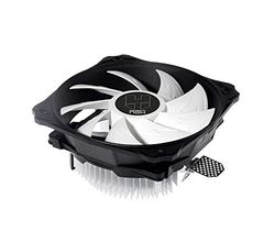 NOX Hummer H-112 - NXHUMMERH112 - Ventilateur CPU 120 mm conique, compatible avec Intel&AMD, design compact, base en aluminium, couleur noire