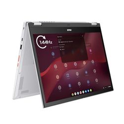 ASUS Chromebook Flip 14 CX3401FBA 14.0" Full HD 144Hz Touchscreen Laptop (Intel i3-1215U, 8GB RAM, 512GB PCIe SSD, Backlit UK Keyboard, Google Chrome OS) Includes ASUS Stylus Pen