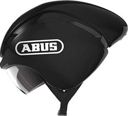 ABUS GameChanger TT Aero-helm - Aerodynamische Fietshelm met Optimale Ventilatie-eigenschappen voor Dames en Heren - Zwart, Maat L