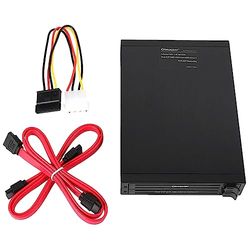 SHERDIMAT He-2005 Dual 2.5 Inch Sata Hdd Interne Behuizing Harde Schijf Case Intern Mobiel Rack Met LED Indicator Zwart