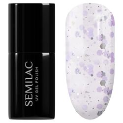 925 Semilac Smalto semipermanente Silver & Violet Drops 7 ml