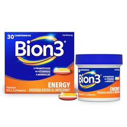 Bion 3 Energía Complemento Alimenticio - 30 Tabletas