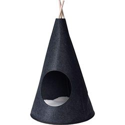 Home @ Styling Collection Tipi łóżko dla kota, Ø 40 x 70 cm, czarne