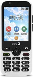 Doro 4G Mobiele telefoon (3 MP camera, 2,8 inch (7,11 cm) display, LTE, GPS, Bluetooth, WhatsApp, Facebook, WiFi), 7010, Wit