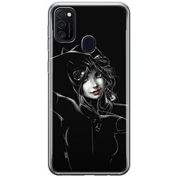 ERT GROUP etui na telefon Samsung M21 / M30S, case oryginalny i oficjalnie licencjonowany przez DC, wzór Catwoman 002, optymalnie dopasowane, plecki z TPU
