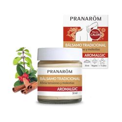 PRANARÔM - Aromalgic - Balsamo tradizionale - Articolazioni e muscoli - Effetto riscaldante - Con oli essenziali Bio OECT - 30 ml